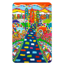 Philly Skyline 4 x 6 Magnet flexible