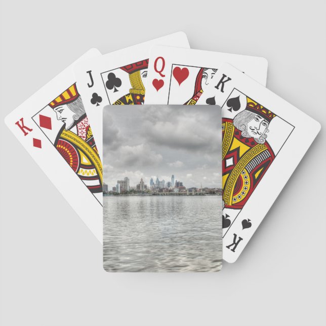Philly skyline playing cards (Back)
