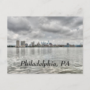 Philly skyline postcard