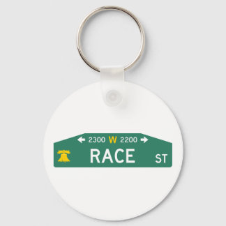 Philly Street Sign Poker Chip: For YOUR Address!  Keychain