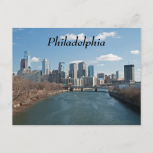 Philly winter postcard