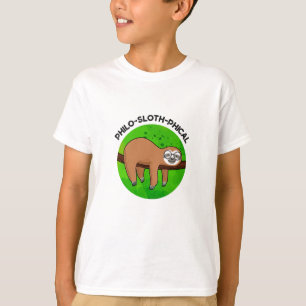 Philo-sloth-phical Funny Animal Sloth Pun  T-Shirt