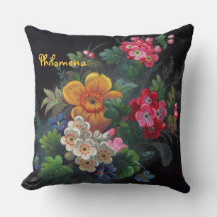 Philomena Victorian Bouquet Throw Pillow