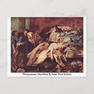 Philopoemen Identified By Peter Paul Rubens Postcard