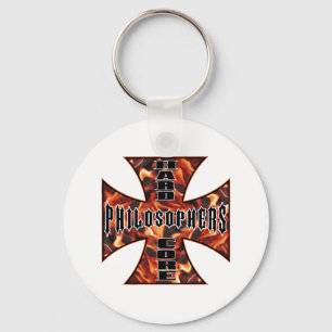 Philosopher Hard Core Keychain