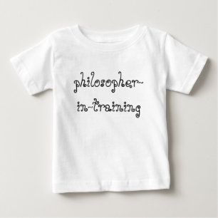 Philosopher in Training baby shirt