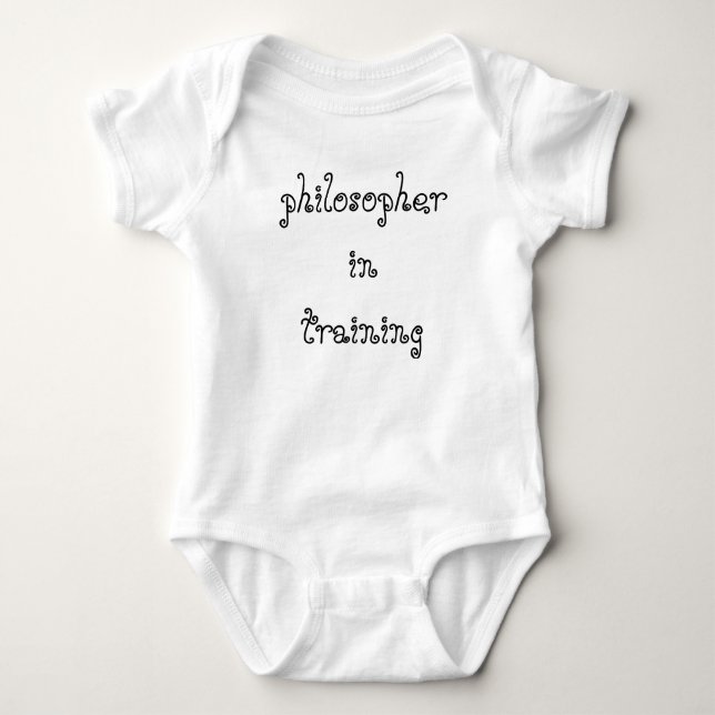 Philosopher in Training infant creeper (Front)