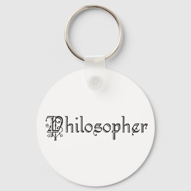 Philosopher Keychain (Front)