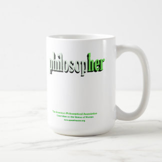 philosopher mug green