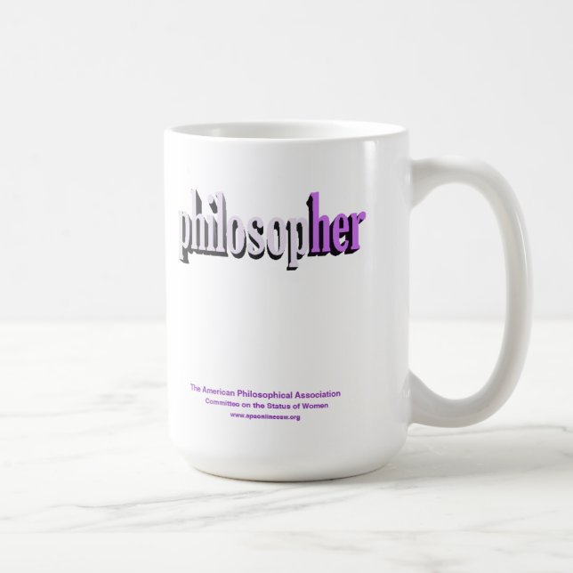 philosopher mug lilac (Right)