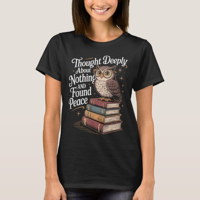 Philosopher Thought Deeply Philosophy Pun Joke Gru T-Shirt (Front)