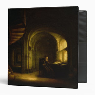 Philosopher with an Open Book, 1625-7 (oil on pane Binder