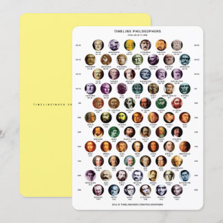 Philosophers Timeline Card