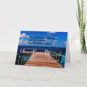 Philosophical quote card