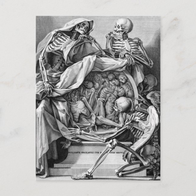 Philosophie de la mortalité Carte postale (Devant)