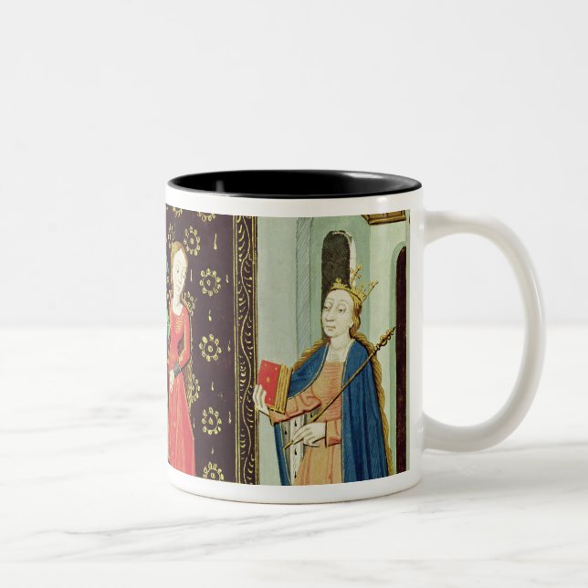 Philosophy and the Muses Two-Tone Coffee Mug (Right)