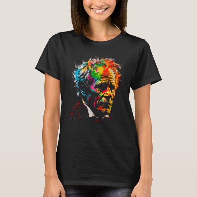 Philosophy Brand Arthur Schopenhauer T-Shirt (Front)