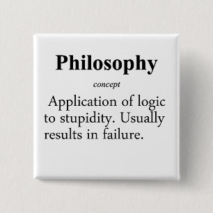 Philosophy Definition 2 Inch Square Button