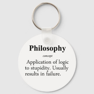 Philosophy Definition Keychain