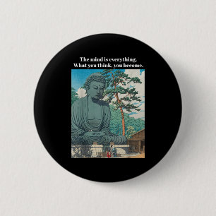 Philosophy Quote Buddha Buddhism Meditation Positi 2 Inch Round Button