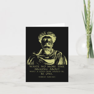 Philosophy Quote Stoic Sayings Marcus Aurelius  Card