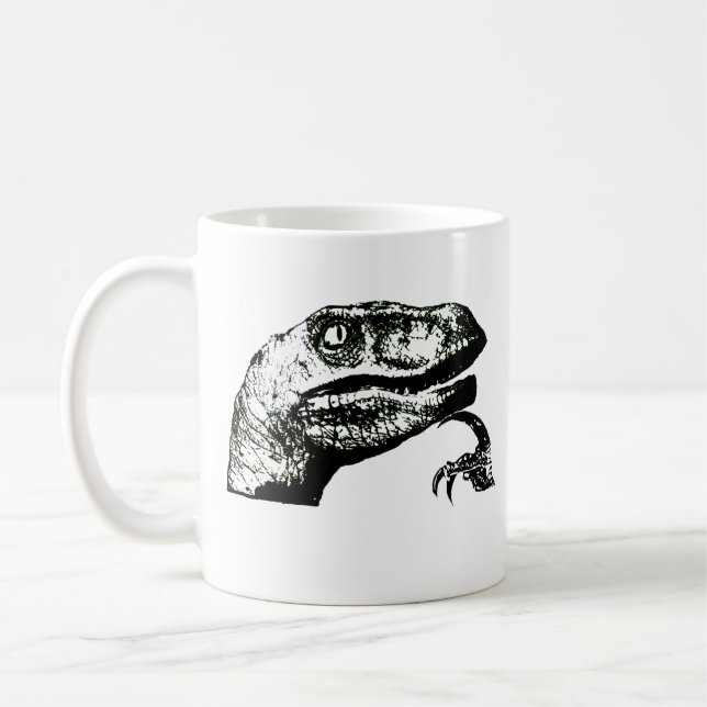 Philosoraptor - Good Morning? Coffee Mug (Left)