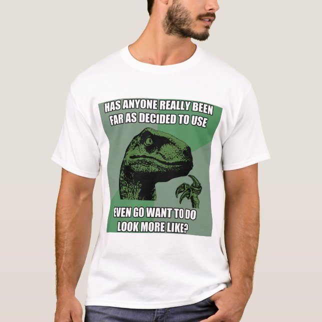 Philosoraptor Nonsense T-Shirt (Front)