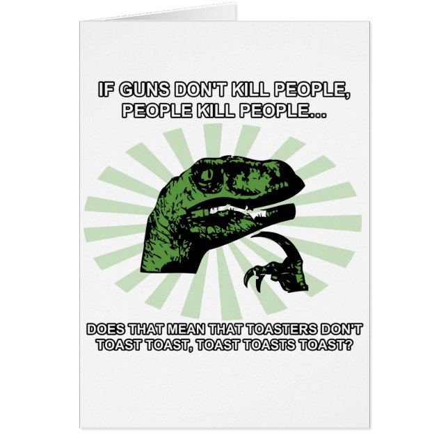 Philosoraptor Toast and Toasters (Front)