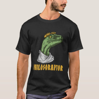 Philosoraptor Velociraptor Philosopher Funny Philo T-Shirt