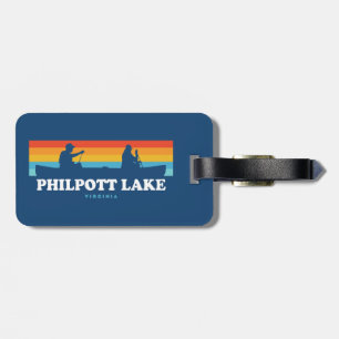 Philpott Lake Virginia Canoe Luggage Tag