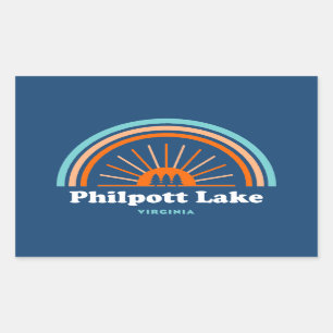 Philpott Lake Virginia Rainbow Sticker