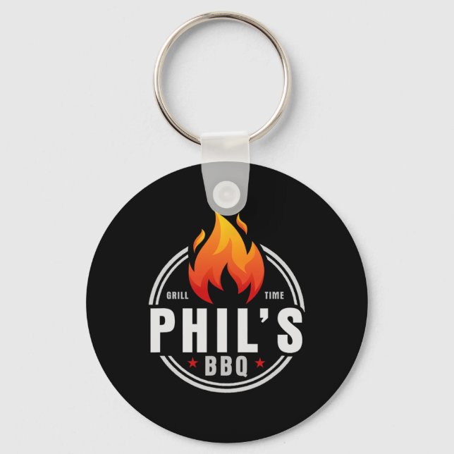Phil's Bbq  Keychain (Front)