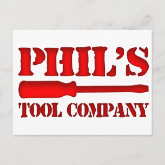 Phil's Tool Company Postcard