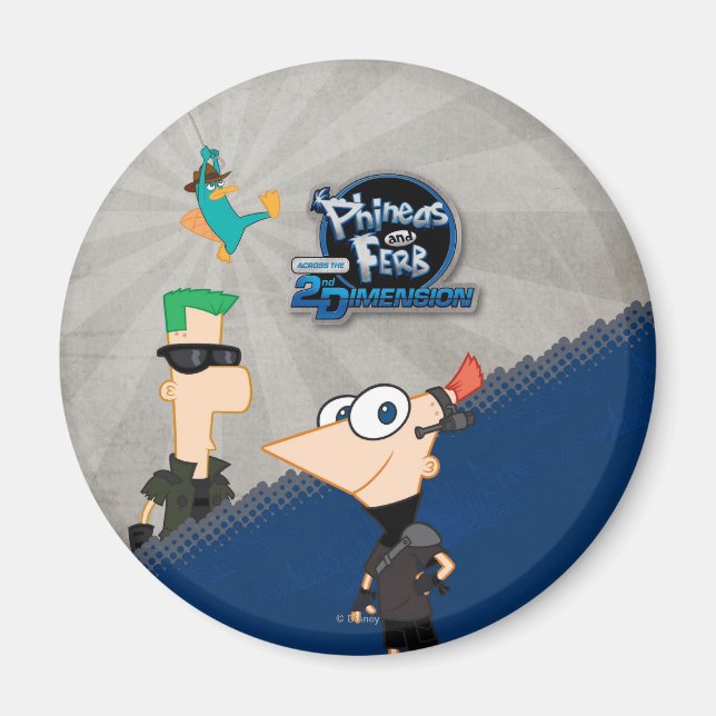 Phineas and Ferb - 2D Magnet (Front)