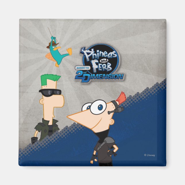 Phineas and Ferb - 2D Magnet (Front)
