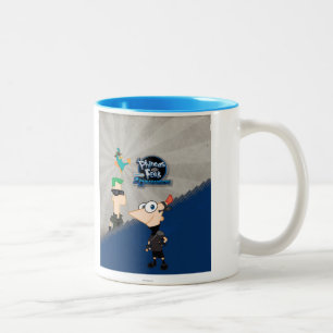 Phineas and Ferb - 2D Two-Tone Coffee Mug