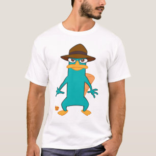 Phineas and Ferb Agent P platypus in hat standing T-Shirt