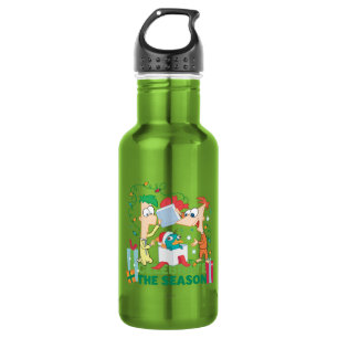 Phineas and Ferb Celebrate the Season 532 Ml Water Bottle