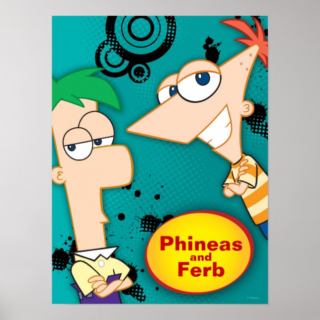Phineas and Ferb Customizable Poster (Front)