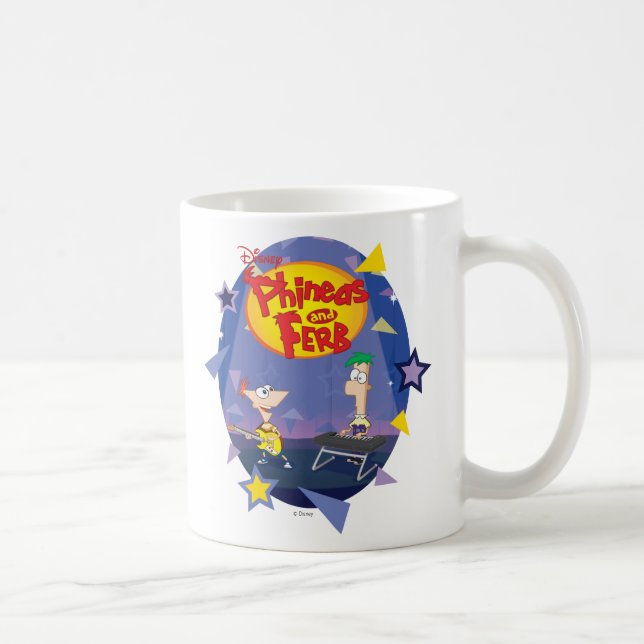 Phineas and Ferb Disney Coffee Mug (Right)