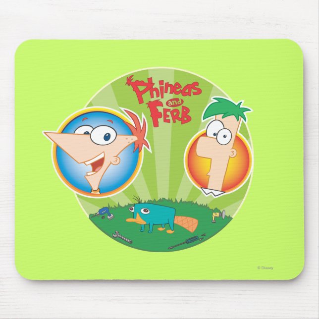 Phineas and Ferb Mouse Pad (Front)
