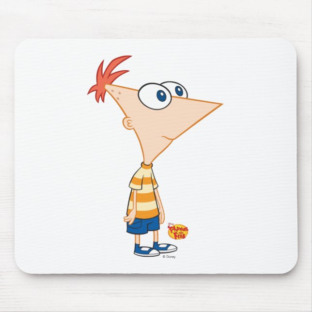 Phineas and Ferb Standing Mouse Pad (Front)