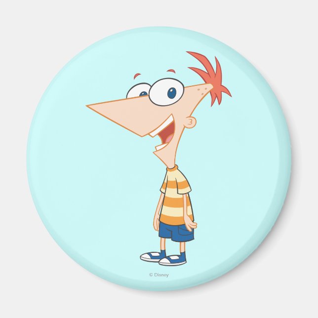 Phineas Pose Magnet (Front)
