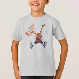 Phineas Rocking Out with Guitar T-Shirt