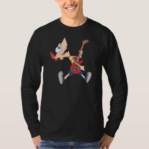 Phineas Rocking Out with Guitar T-Shirt