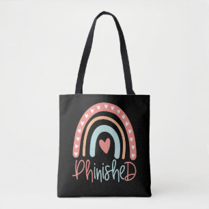 Phinished PhD Doctorate Degree Graduation Gift Tote Bag
