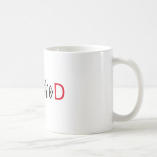 Phinished, word art, text design for PhD graduates Coffee Mug