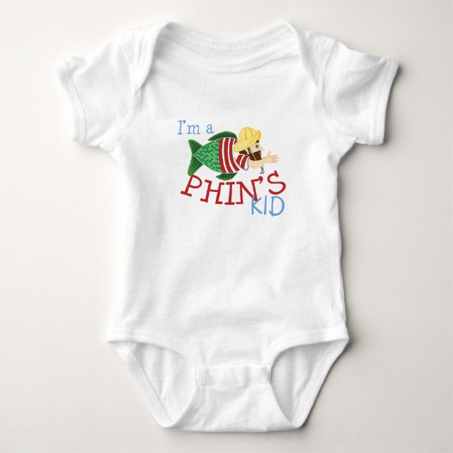 Phin's Kid One-sie Baby Bodysuit (Front)