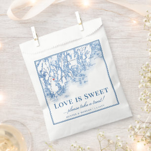 Phippsburg Maine Destination Wedding Love is Sweet Favour Bag