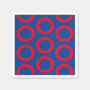 Phish donut cocktail napkins
